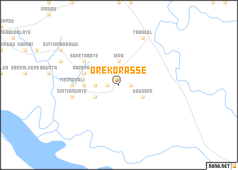 map of Oré Korassé