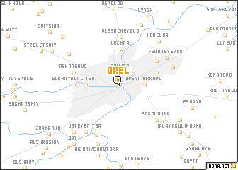 map of Orël