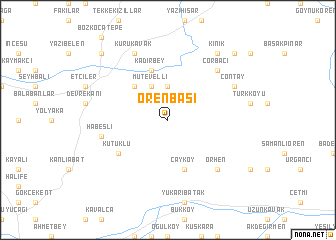 map of Örenbaşı