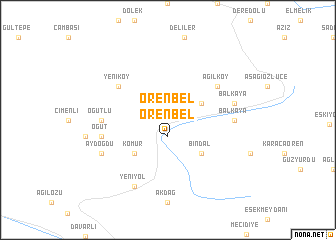 map of Örenbel