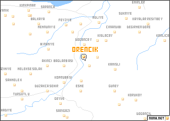 map of Örencik