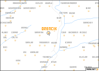 map of Örencik