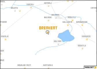 map of Örenkent