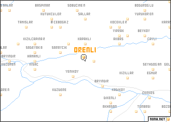 map of Örenli