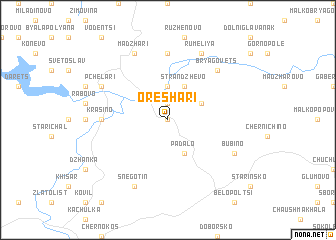 map of Oreshari