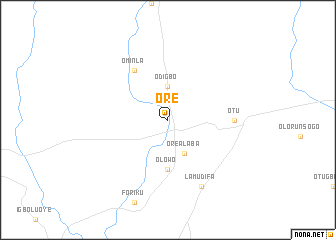 map of Ore