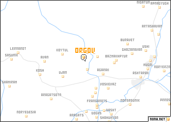 map of Orgov