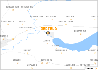 map of Orgtrud