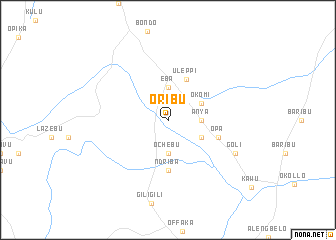 map of Oribu