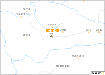 map of Oricho