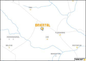 map of Oriental