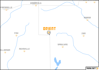 map of Orient