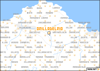 map of Orilla del Río