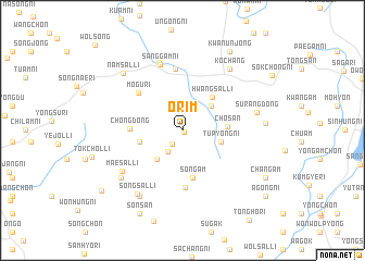 map of Ŏrim