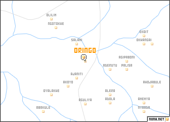 map of Oringo