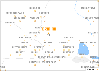 map of Orinino