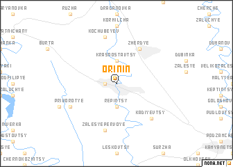 map of Orinin