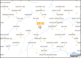 map of Oriní