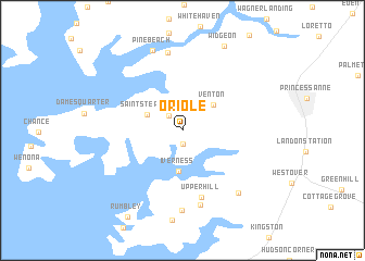 map of Oriole