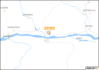 map of Orion