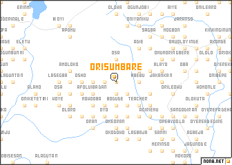 map of Orisumbare