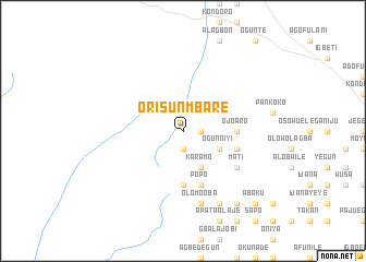 map of Orisunmbare