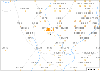 map of Orji