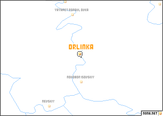 map of Orlinka