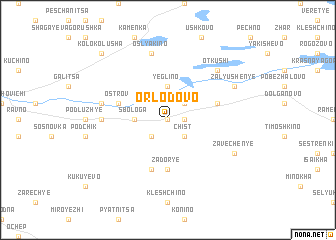 map of Orlodovo