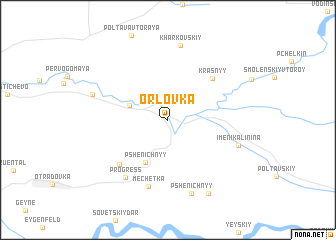 map of Orlovka