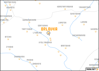 map of Orlovka