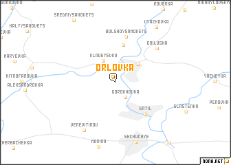 map of Orlovka