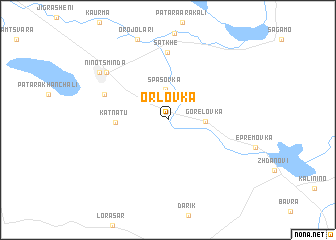 map of Orlovka