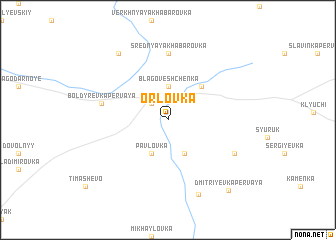 map of Orlovka