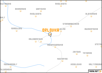 map of Orlovka