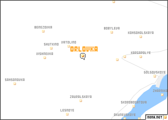 map of Orlovka