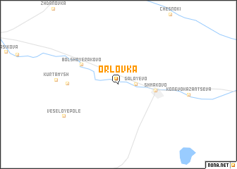 map of Orlovka