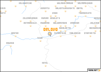 map of Orlovo
