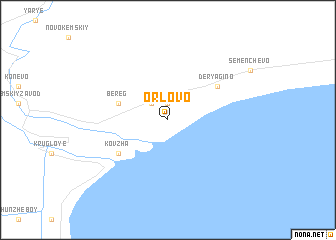 map of Orlovo