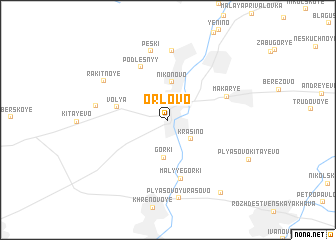 map of Orlovo