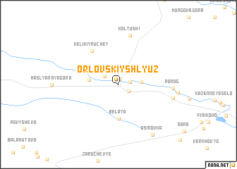 map of Orlovskiy Shlyuz