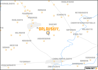 map of Orlovskiy