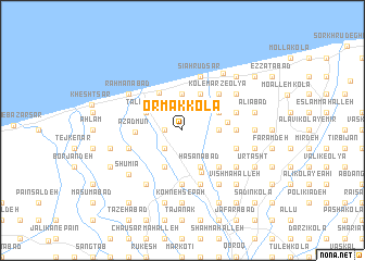 map of Ormak Kolā