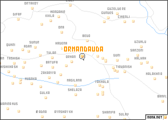 map of Ōrmān Dāūda