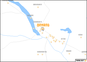 map of Ormand