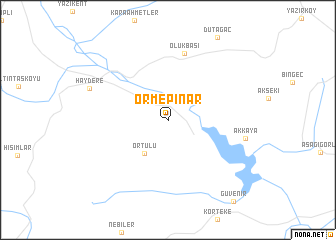 map of Örmepınar