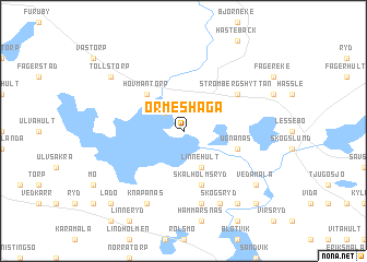 map of Ormeshaga