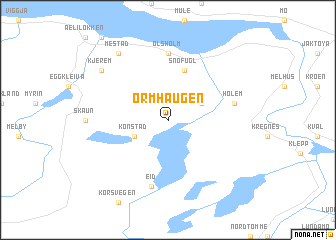 map of Ormhaugen