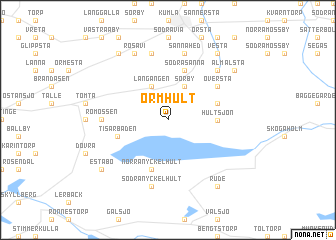 map of Ormhult