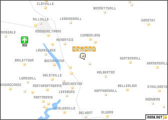 map of Ormond